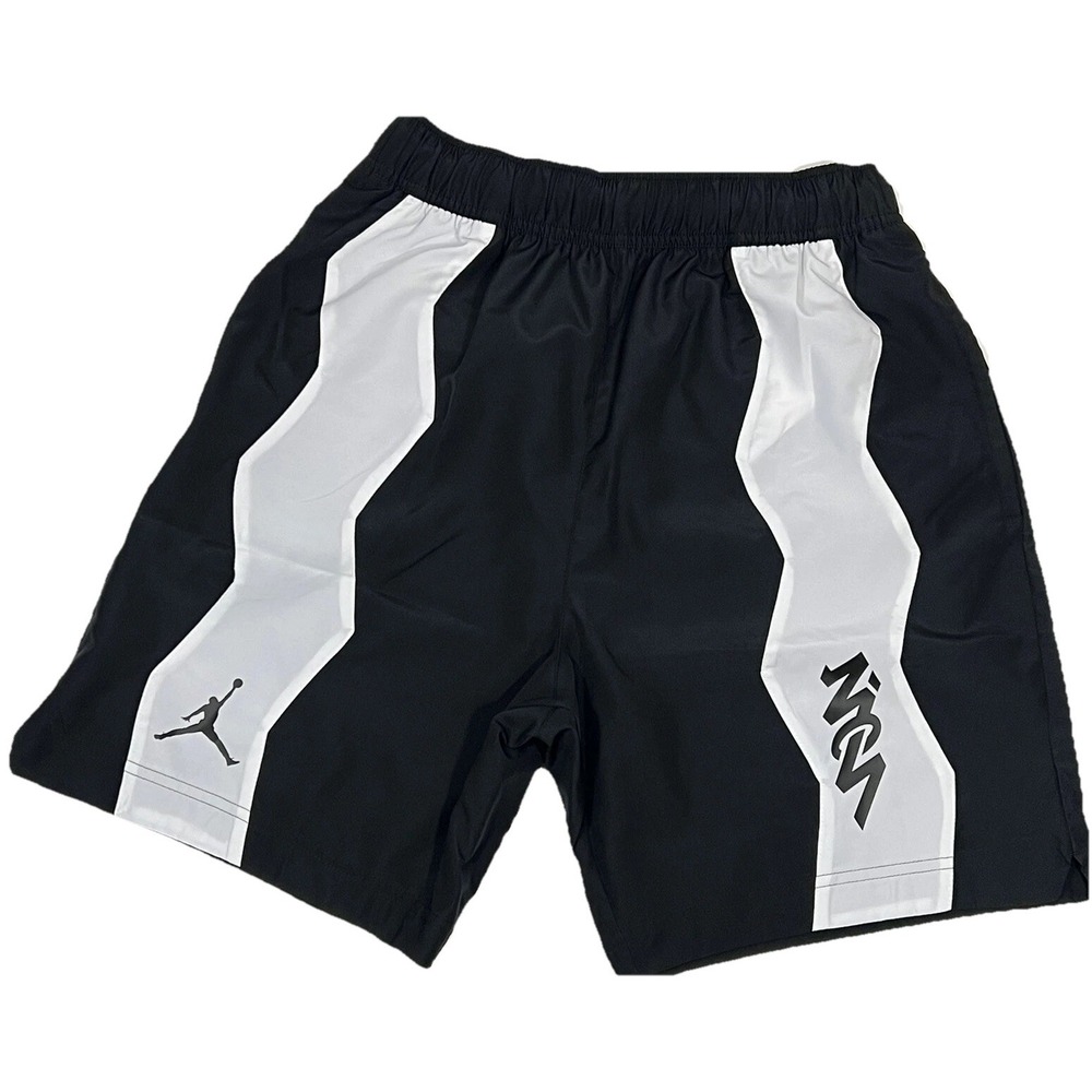 Jordan Zion Performance Woven Black White Shorts Men Size 2XL DH9713-010 New